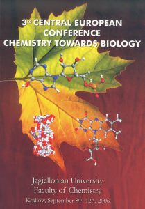 3rd Central European Conference Chemistry towards Biology - plakat