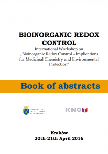 International Workshop on Bioinorganic Redox Control - plakat